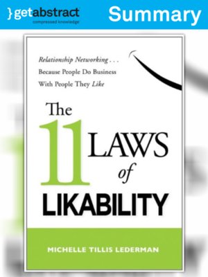 cover image of The 11 Laws of Likability (Summary)